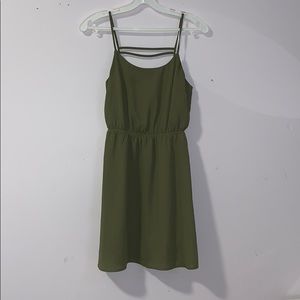 Army green dress